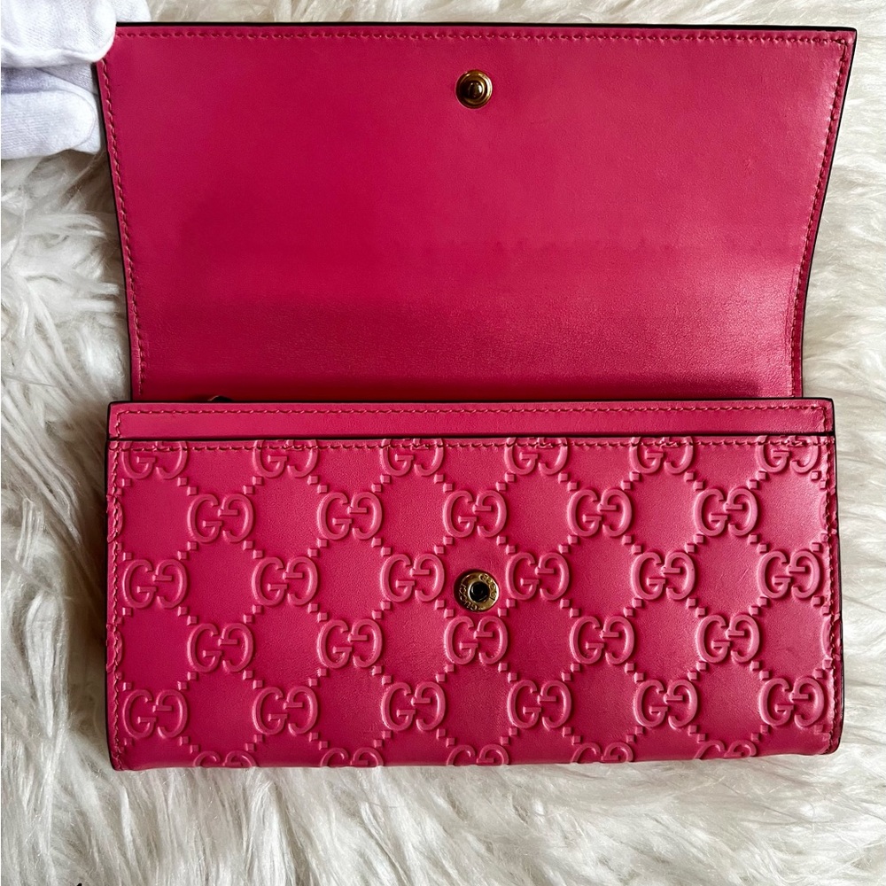💖🚫SOLD🚫Gucci Guccisima Front Snap Wallet - Picture 6 of 14